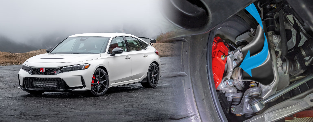 新品速递:思域Type R FL5 Cusco 刹车导风板