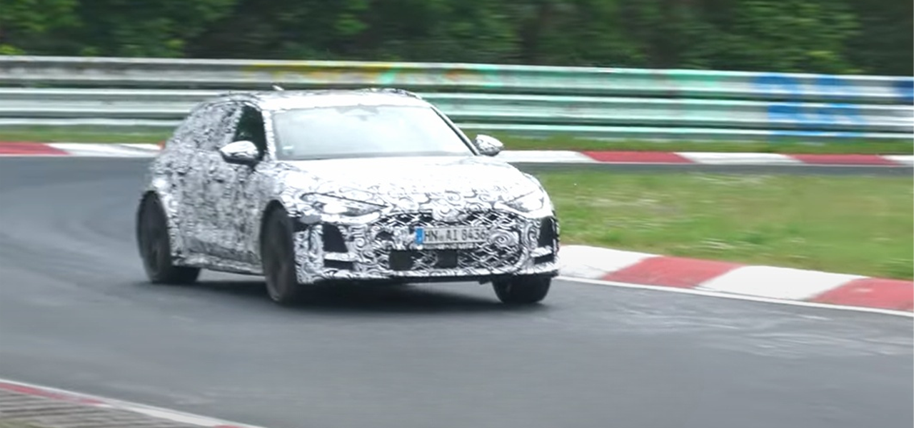 燃油车不死：新一代奥迪RS5 Sedan/Avant谍照