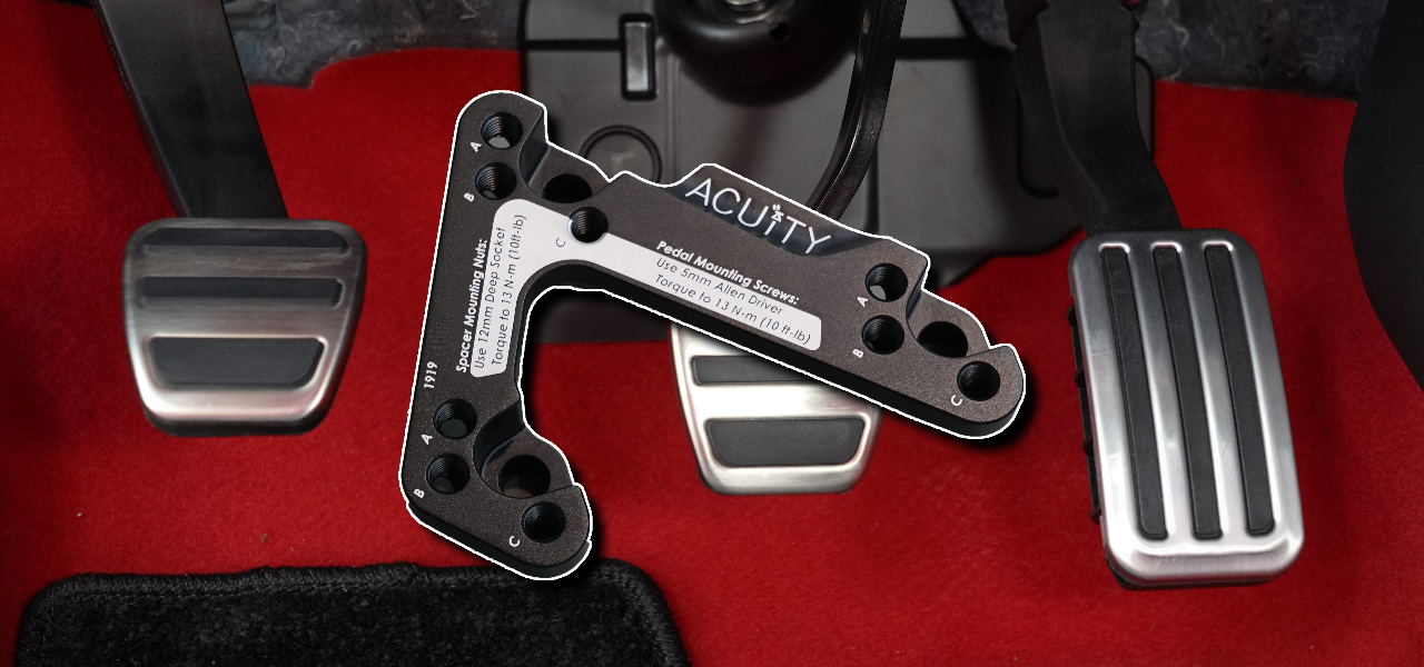 Acuity思域手动档适用之加高、收窄油门刹车踏板距离组件使用体验