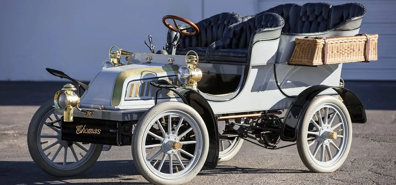 【鉴赏】1903 Thomas Model 18 King of Belgium Touring