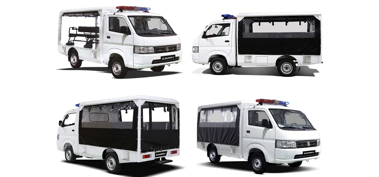 东南亚市场特供10人“运兵车”:铃木Carry巡逻Van
