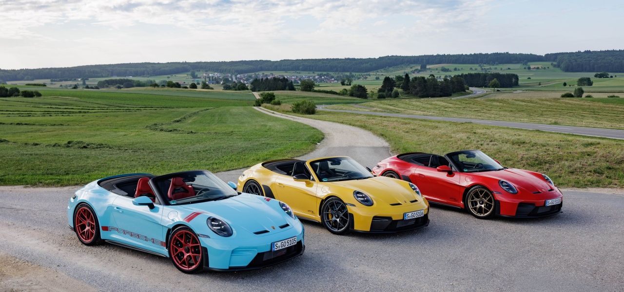 波子首款全自动敞篷车顶的911 GT3车型,且仅配备手动波箱