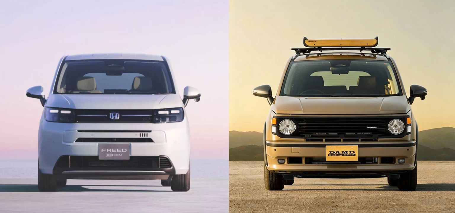 这些本田Minivan看起来真像老美80年代的车型
